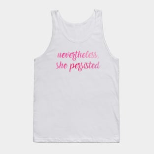 She Persisted Tank Top